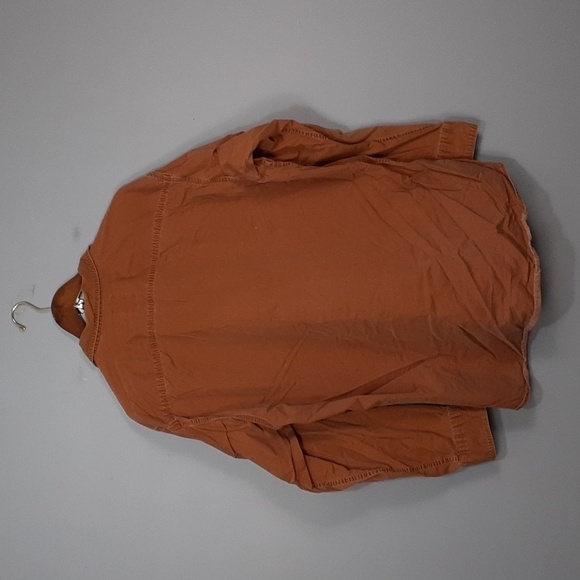 Redhead Burnt Orange Vintage Cotton Button-Up Long Sleeve Shirt - Picture 7 of 8